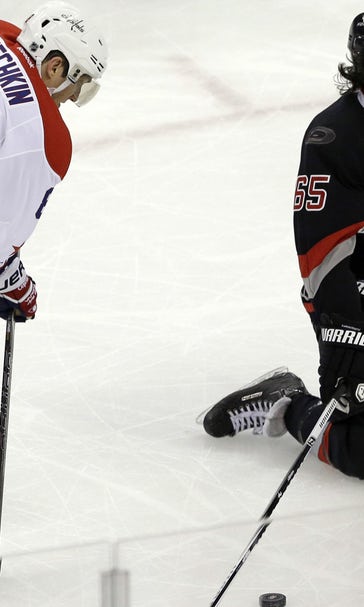 Hurricanes fail to convert chances in loss to Capitals